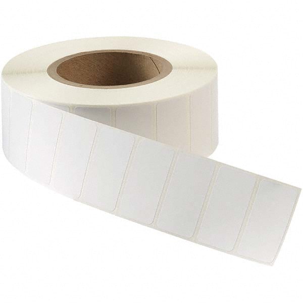 AVERY - Pack of (4) Rolls, 1" x 2" White Paper Thermal Labels, 3000 Labels per Roll - Industrial Tool & Supply