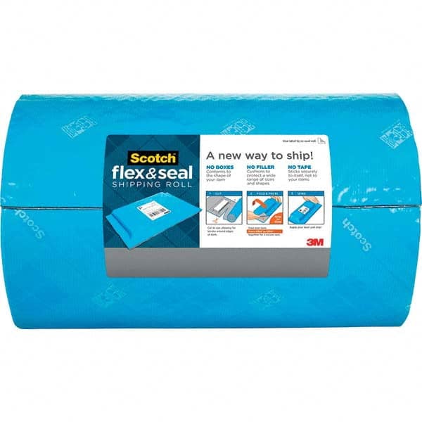 3M - 15" x 50' Blue Synthetic Rubber Adhesive Packaging Tape - Industrial Tool & Supply