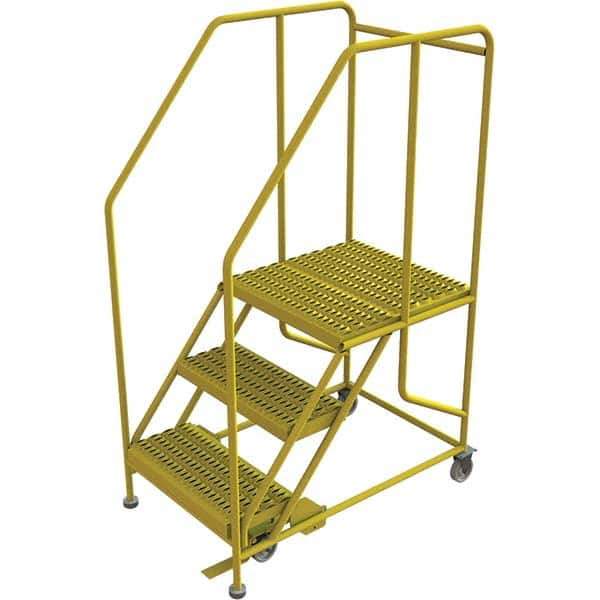 TRI-ARC - Rolling & Wall Mounted Ladders & Platforms Type: Rolling Work Platform Style: Steel Work Platform - Industrial Tool & Supply