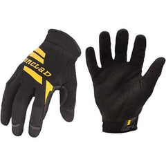 ironCLAD - Size 2XL (11) Synthetic Leather Work Gloves - For Mechanic's & Lifting, Uncoated, Slip-On Cuff, Full Fingered, Black, Paired - Industrial Tool & Supply