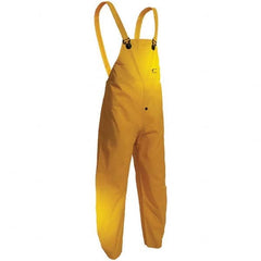 OnGuard - Size M Yellow Rain Bib Overall - Industrial Tool & Supply