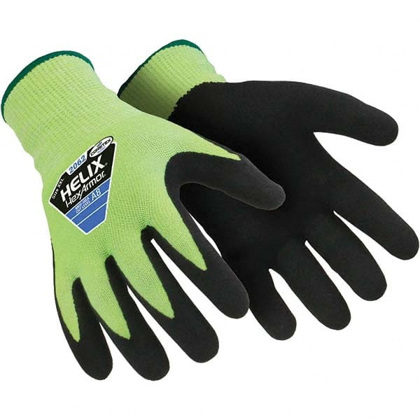 HexArmor - Size S (7), ANSI Cut Lvl A9, Nitrile Coated Cut Resistant Gloves - Industrial Tool & Supply
