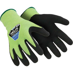 HexArmor - Size M (8), ANSI Cut Lvl A9, Nitrile Coated Cut Resistant Gloves - Industrial Tool & Supply