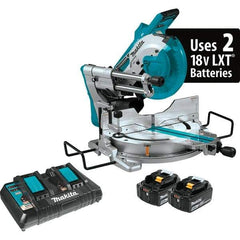 Makita - Miter Saws Bevel: Double Sliding: Yes - Industrial Tool & Supply