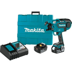 Makita - Cordless Rebar Tying Tool Voltage: 18.0 Rebar Size Capacity: #5 x #5 - Industrial Tool & Supply