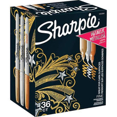 Sharpie - Markers & Paintsticks Type: Permanent Color: Bronze; Gold - Industrial Tool & Supply