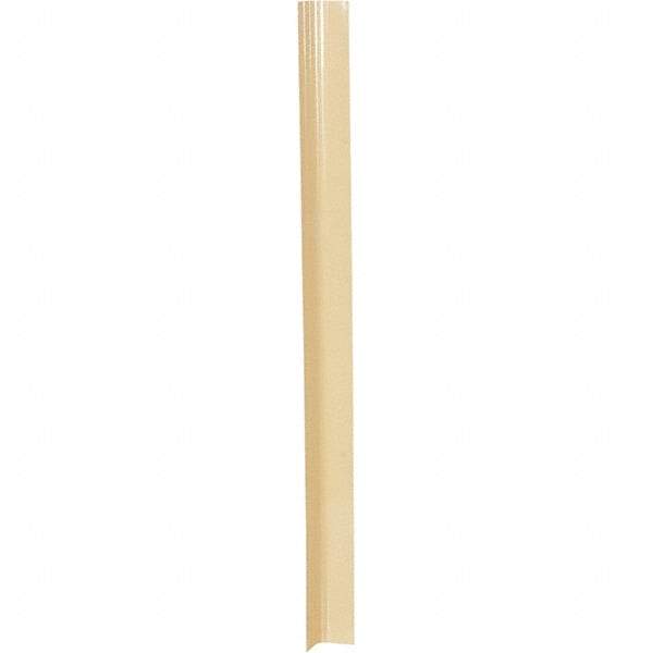 Vestil - 48" Long, Plastic Corner Protectors - Beige - Industrial Tool & Supply