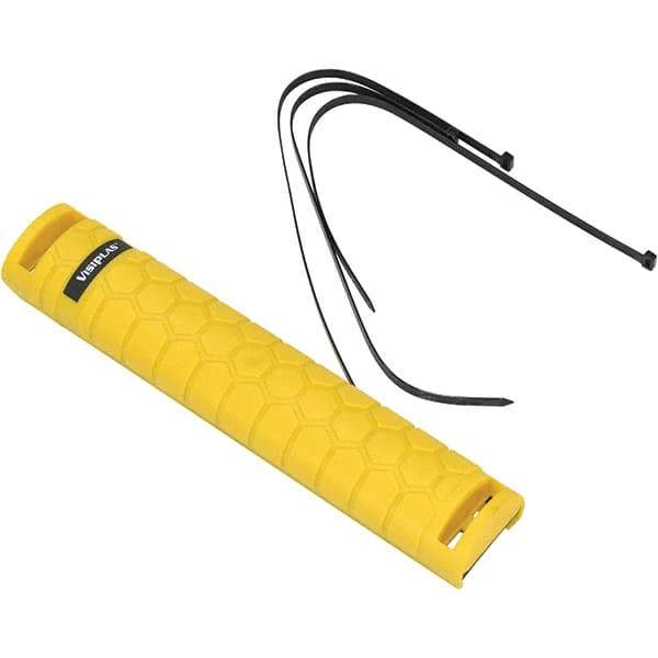Vestil - 3" Long, Polyethylene Rack Guard - Yellow - Industrial Tool & Supply