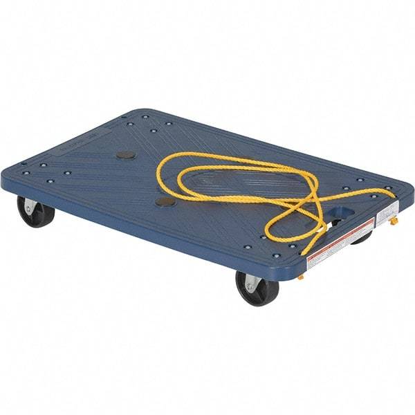 Vestil - 220 Lb Capacity Plastic Dolly - 24" Long x 16" Wide - Industrial Tool & Supply