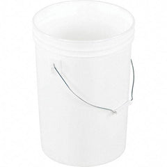 Vestil - Buckets & Pails Capacity: 6 Gal Body Material: Plastic - Industrial Tool & Supply