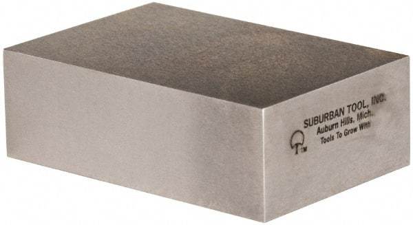 Suburban Tool - 0.0002 Squareness Per Inch, Hardened Steel, 1-2-3 Block Setup Block - Sold As Individual - Industrial Tool & Supply