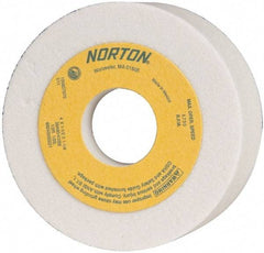 Norton - 4" Diam, 1-1/4" Hole Size, 1-1/2" Overall Thickness, 60 Grit, Type 6 Tool & Cutter Grinding Wheel - Medium Grade, Aluminum Oxide, K Hardness, Vitrified Bond, 5,730 RPM - Industrial Tool & Supply