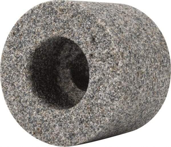 Norton - 60 Grit Aluminum Oxide Type 5 Internal Grinding Wheel - 1-1/4" Diam x 3/8" Hole x 1" Thick, 25,975 Max RPM, Type 5 Medium Grade, K Hardness, Vitrified Bond, One-Side Recess - Industrial Tool & Supply