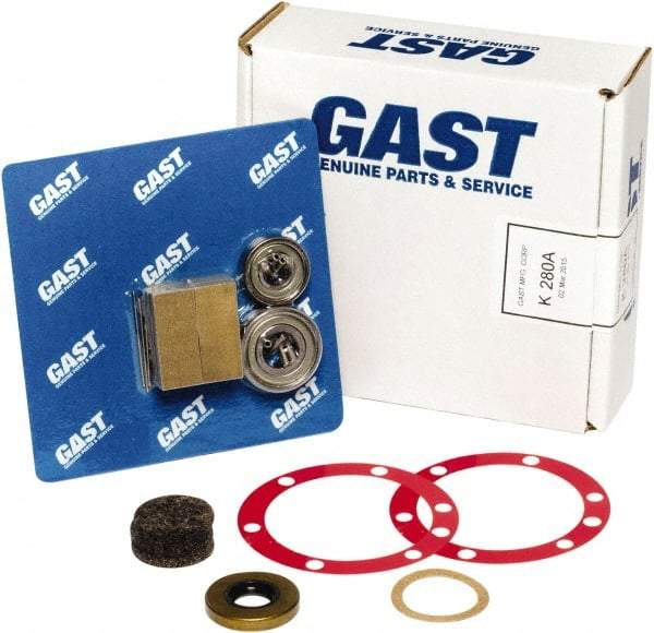 Gast - Air Actuated Motor Accessories Type: Repair Kit For Use With: 4AM-NRV-70C & 4AM-70C-CB60 - Industrial Tool & Supply