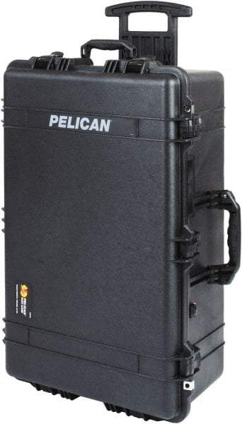 Pelican Products, Inc. - 20-15/32" Wide x 12-29/64" High, Clamshell Hard Case - Black, Polypropylene - Industrial Tool & Supply