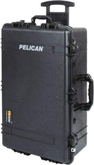 Pelican Products, Inc. - 20-15/32" Wide x 12-29/64" High, Clamshell Hard Case - Black, Polypropylene - Industrial Tool & Supply