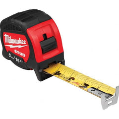 Milwaukee Tool - 16' x 1-5/16" Yellow/Black Blade Tape Measure - Industrial Tool & Supply