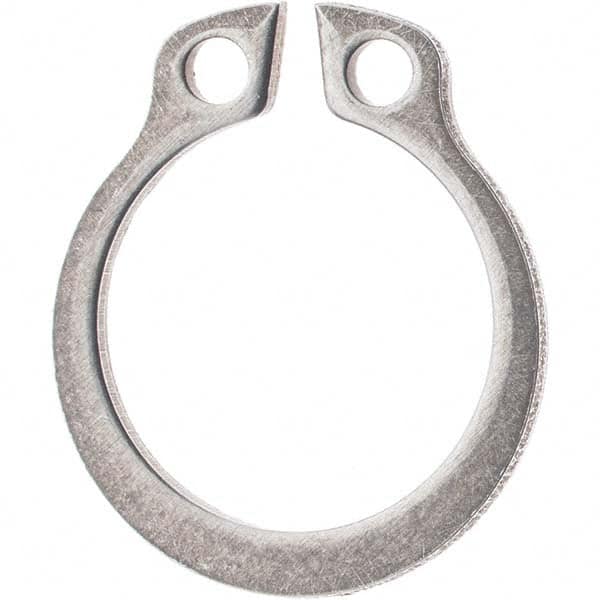 Rotor Clip - 55mm Shaft Diam, 52mm Groove Diam, Stainless Steel Metric External SH Style Retaining Ring - Industrial Tool & Supply