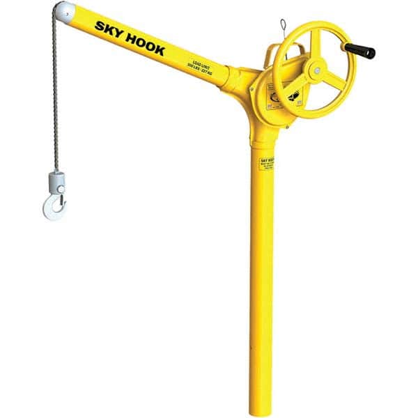 Sky Hook - 500 Lb Steel Lifting Hook Crane - Industrial Tool & Supply