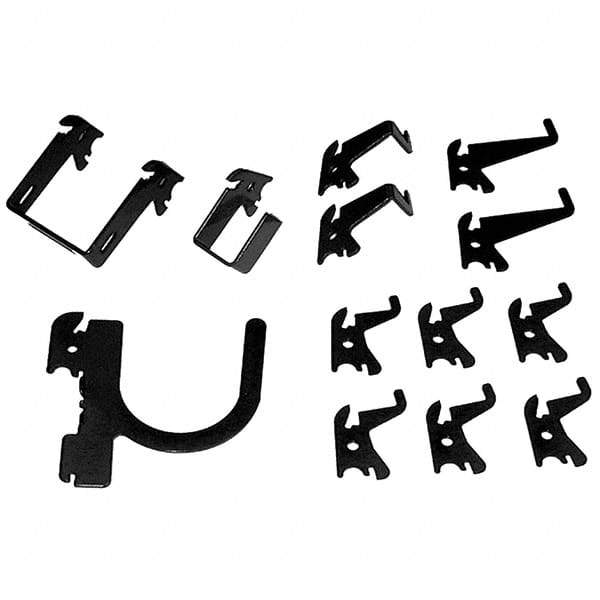 Wall Control - Pegboard Hook Sets For Use With: Any Wall Control Broad & Industrial Pegboard Contents: (13) Assorted Slotted Pegboard Hooks & Brackets - Industrial Tool & Supply