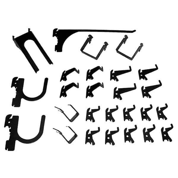 Wall Control - Pegboard Hook Sets For Use With: Any Wall Control Broad & Industrial Pegboard Contents: (26) Assorted Slotted Pegboard Hooks & Brackets - Industrial Tool & Supply