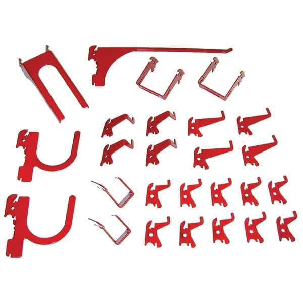Wall Control - Pegboard Hook Sets For Use With: Any Wall Control Broad & Industrial Pegboard Contents: (26) Assorted Slotted Pegboard Hooks & Brackets - Industrial Tool & Supply