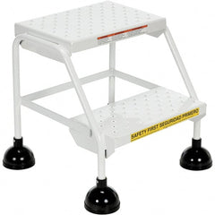 Vestil - 18-1/2" High 300 Lb Capacity 2 Step Step - Industrial Tool & Supply