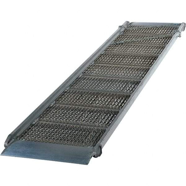Vestil - 85" Long x 26" Wide, Aluminum Walk Ramp - 2,800 Lb Load Limit - Industrial Tool & Supply