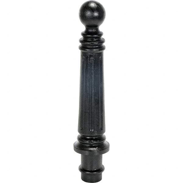 Vestil - 5" Diam x 28" High, Black Iron Bollard - Industrial Tool & Supply