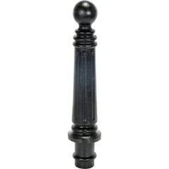 Vestil - 5" Diam x 28" High, Black Iron Bollard - Industrial Tool & Supply