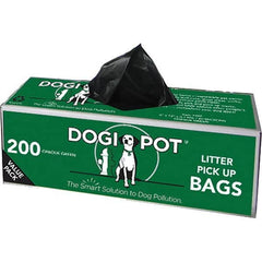 DOGIPOT - 10 200-Pack Boxes HDPE Plastic Litter Pick Up Bags - Industrial Tool & Supply