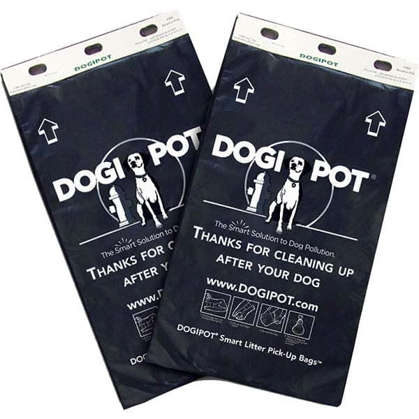 DOGIPOT - 20 100-Pack Boxes HDPE Plastic Litter Pick Up Bags - Industrial Tool & Supply