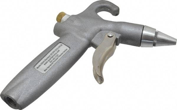 Guardair - 120 Max psi Whisper Jet Pistol Grip Blow Gun - 1/4 NPT Inlet, Aluminum - Industrial Tool & Supply