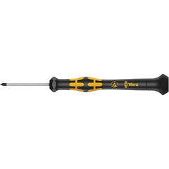 Wera - 1-47/64" Blade Length Microstix Screwdriver - 137mm OAL - Industrial Tool & Supply