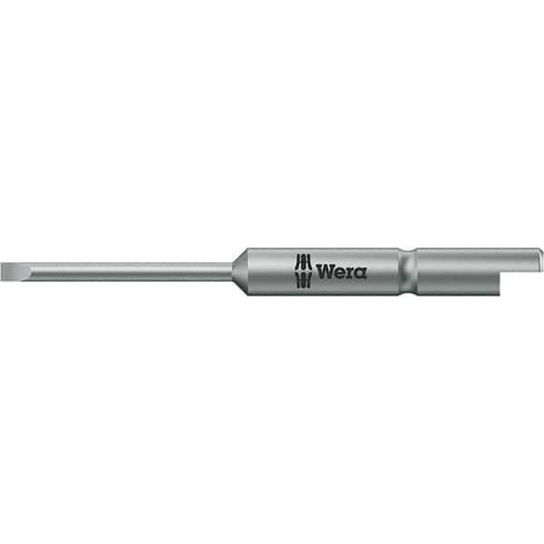 Wera - Slotted Screwdriver Bits Reversible: Reversible Blade Width (mm): 2.50 - Industrial Tool & Supply