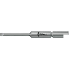 Wera - Slotted Screwdriver Bits Reversible: Reversible Blade Width (mm): 2.50 - Industrial Tool & Supply
