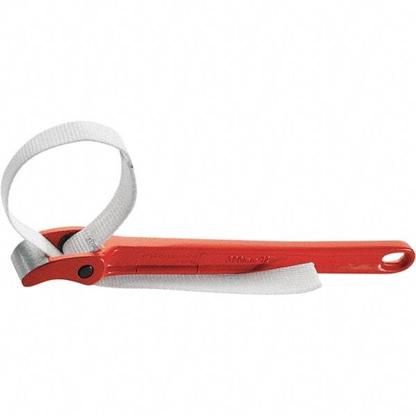 Rothenberger - 12" Max Pipe Capacity, 13-3/4" Long, Strap Wrench - 3" Actual OD, 16" Handle Length - Industrial Tool & Supply