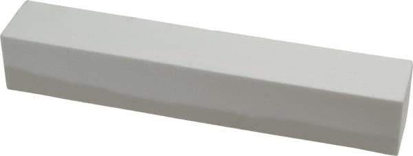 Norton - 150 Grit Aluminum Oxide Square Dressing Stick - 6 x 1 x 1, Very Fine Grade, Vitrified Bond - Industrial Tool & Supply