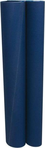 Norton - 37" Wide x 60" OAL, 80 Grit, Zirconia Alumina Abrasive Belt - Zirconia Alumina, Medium, Coated, X Weighted Cloth Backing, Wet/Dry, Series R823 - Industrial Tool & Supply