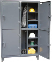 Strong Hold - 6 Door, 2 Tier, Storage Cabinets & Lockers - Industrial Tool & Supply