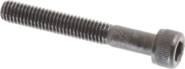 Value Collection - #10-32 UNF Hex Socket Drive, Socket Cap Screw - Alloy Steel, Black Oxide Finish, Partially Threaded, 1-3/8" Length Under Head - Industrial Tool & Supply