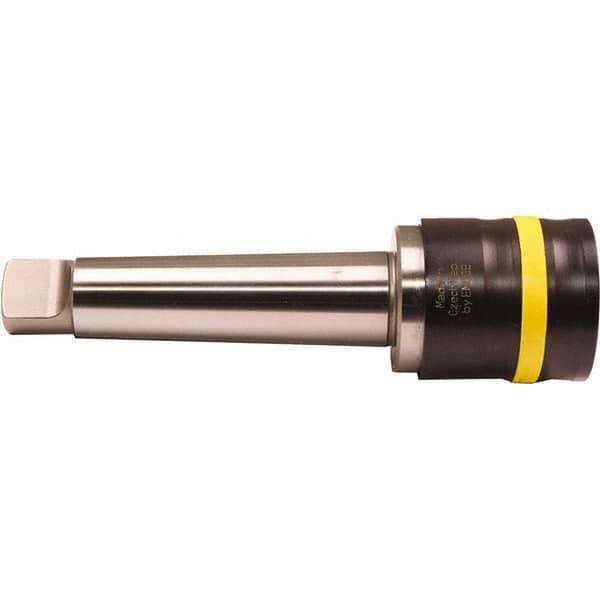 Emuge - 5MT Taper Shank Tension & Compression Tapping Chuck - M4.5 Min Tap Capacity, 72.5mm Projection, Size 3 Adapter, Quick Change - Exact Industrial Supply