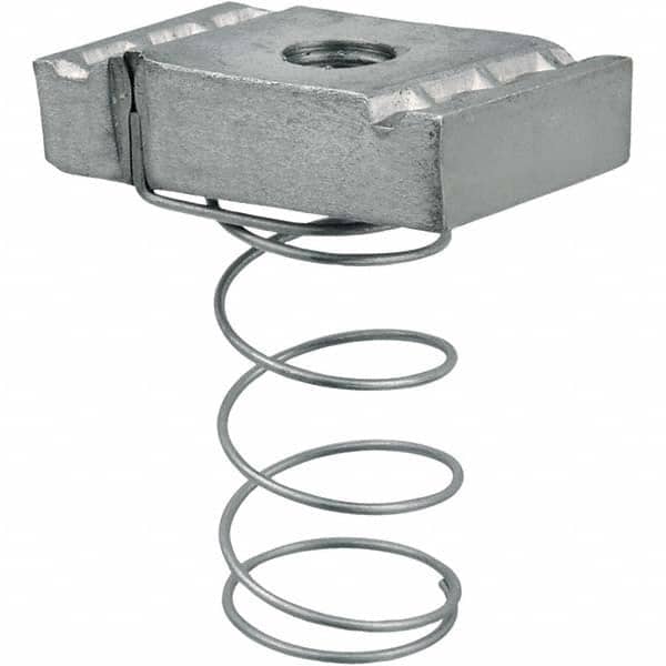 Thomas & Betts - Framing Channel & Strut Accessories Type: Spring Strut Nut For Use With: 1-1/2" Deep Channels - Industrial Tool & Supply