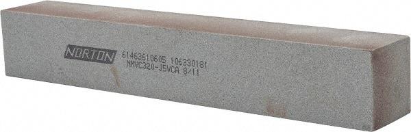 Norton - 320 Grit Silicon Carbide Square Dressing Stick - 6 x 1 x 1, Extra Fine Grade, Vitrified Bond - Industrial Tool & Supply