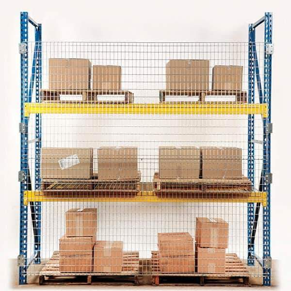 Folding Guard - Temporary Structure Partitions Type: Qwik Fence Pallet Rack Backing Height (Feet): 4 - Industrial Tool & Supply