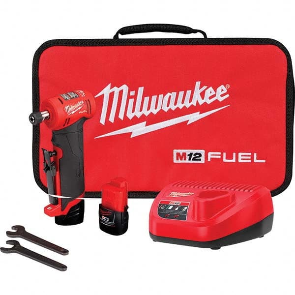 Milwaukee Tool - 24,500 RPM, Straight, Electric Die Grinder - Industrial Tool & Supply