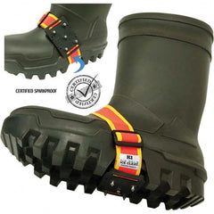 Geroline - Ice Traction Footwear Footwear Style: Strap-On Cleat Traction Type: Steel Studs - Industrial Tool & Supply