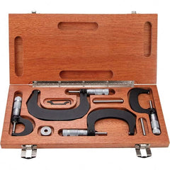TESA Brown & Sharpe - Mechanical Outside Micrometer Sets Minimum Measurement (Inch): 0 Minimum Measurement (Decimal Inch): 0 - Industrial Tool & Supply