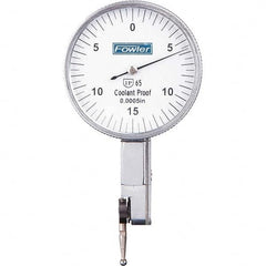 Fowler - Dial Test Indicators Maximum Measurement (Decimal Inch): 0.0300 Dial Graduation (Decimal Inch): 0.000500 - Industrial Tool & Supply