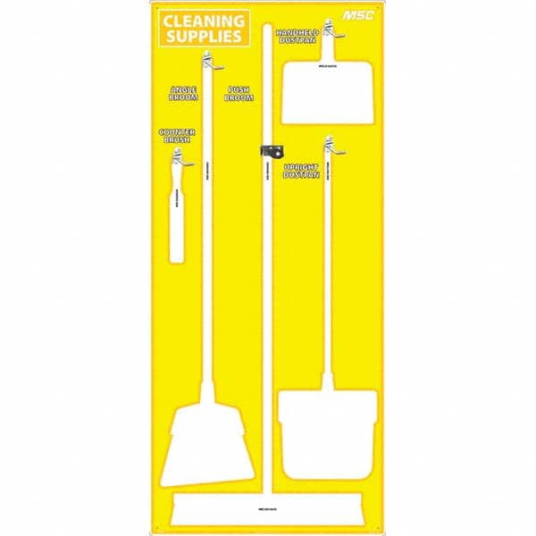 NMC - 30 x 68" Aluminum Shadow Board - Industrial Tool & Supply